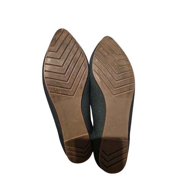 Cynthia Rowley Chelsea green flats point toe like Rothys sz 8.5 SH353 - Picture 6 of 6